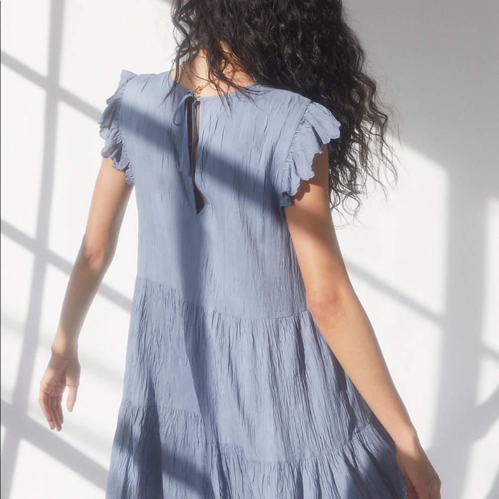 Aritzia Wilfred Sidonie Dress Granite Blue